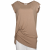 Carla G. sleevless draped top